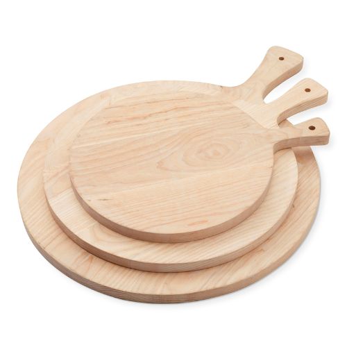 Williams Sonoma Ash Wood Round Cheese Boards