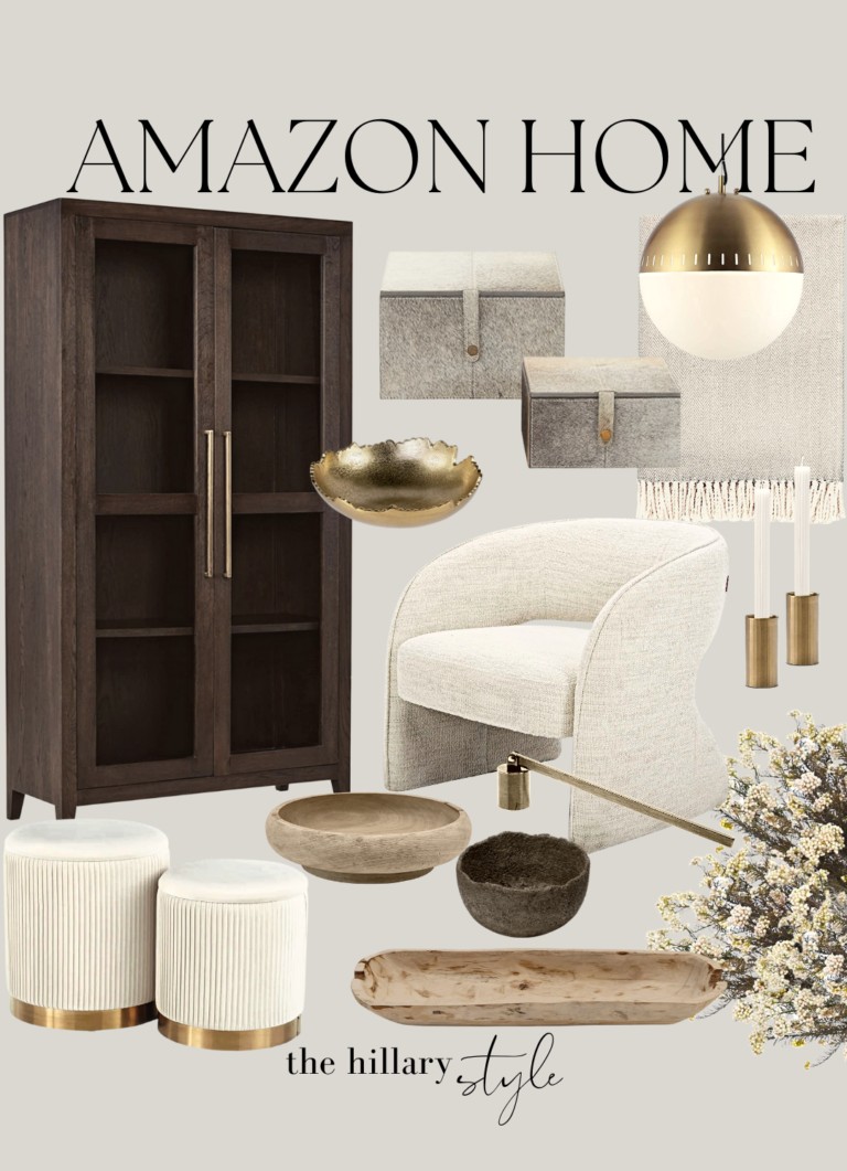 Amazon home decor inspiration collage.