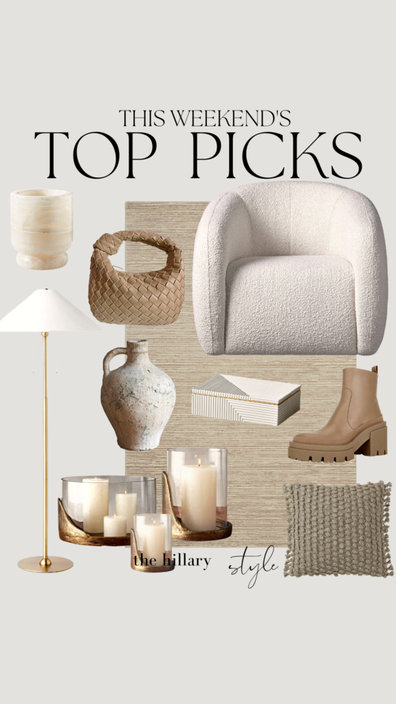 Home decor picks for the weekend.