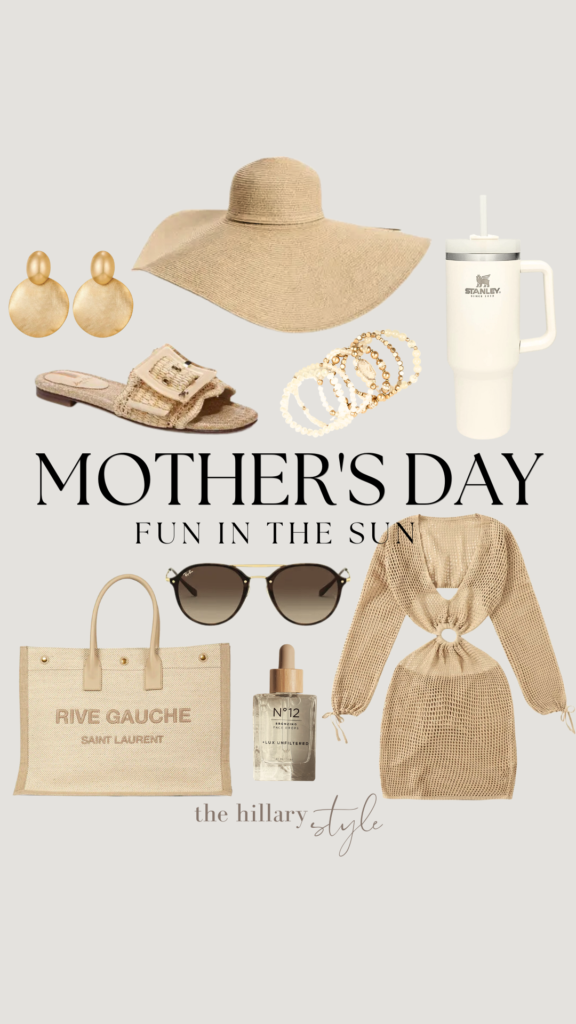 Mother's Day gift guide with summer essentials.