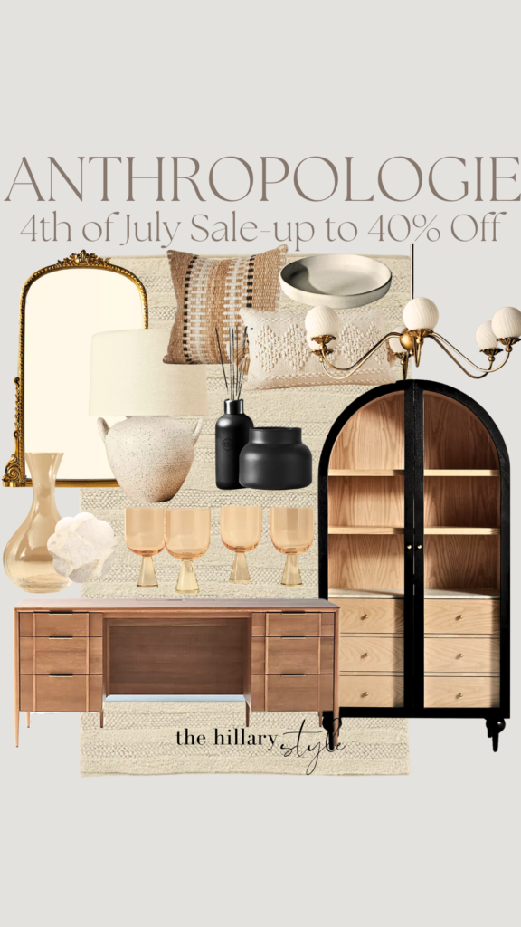 Anthro 4th of July sale, up to 40% off.