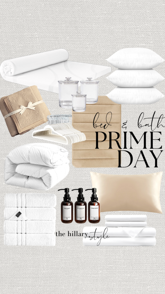 Bed & bath Prime Day sale items.