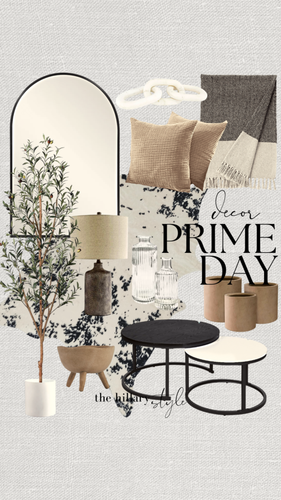 Decor Prime Day home decor collage.