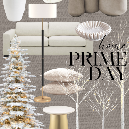 Home decor collage for Prime Day.