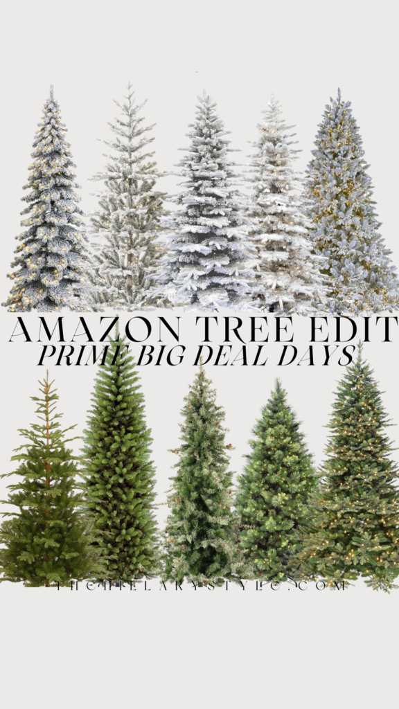 Artificial Christmas trees for Prime Day.