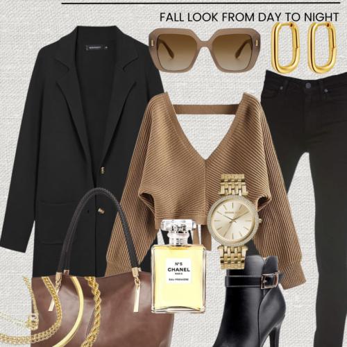 Fall outfit inspiration for day to night.