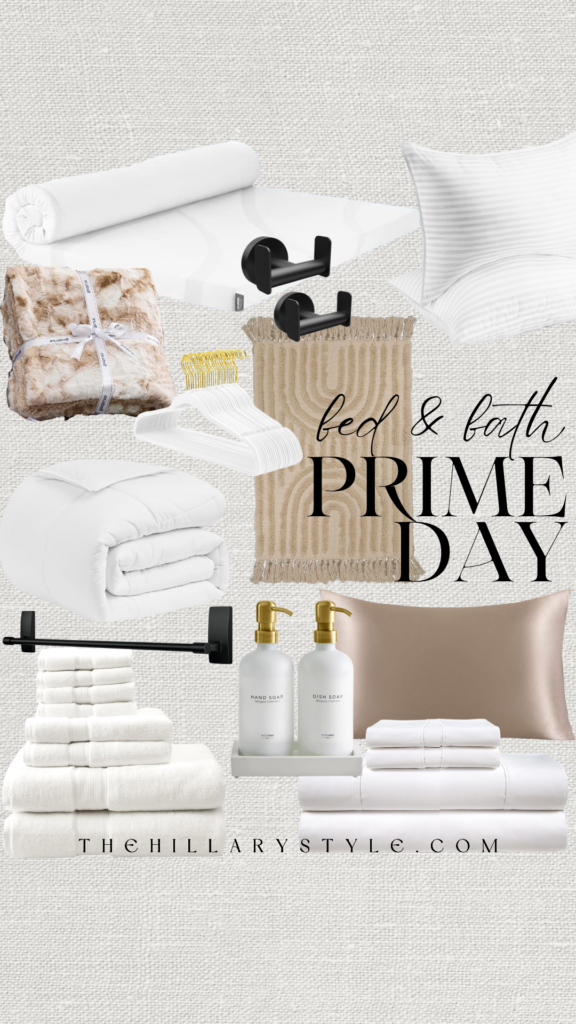 Bed & bath prime day deals and products.