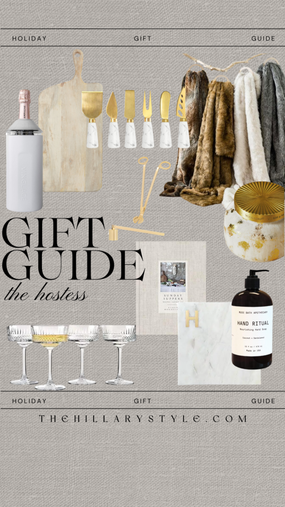 Holiday gift guide for the hostess.