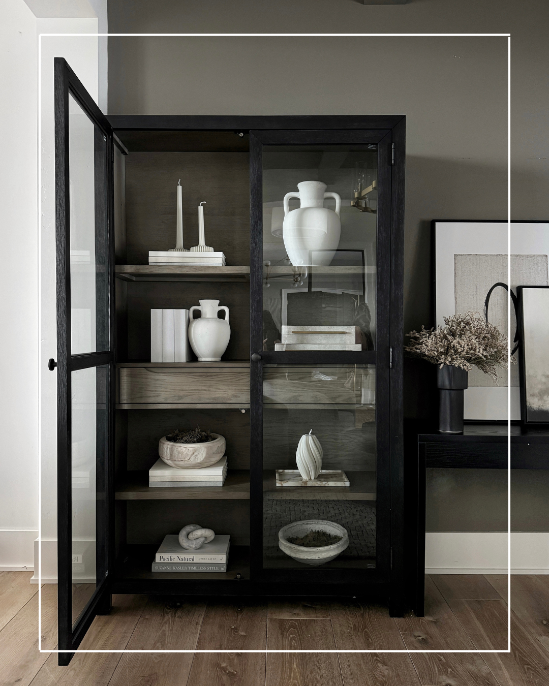 Modern Organic Cabinet Styling