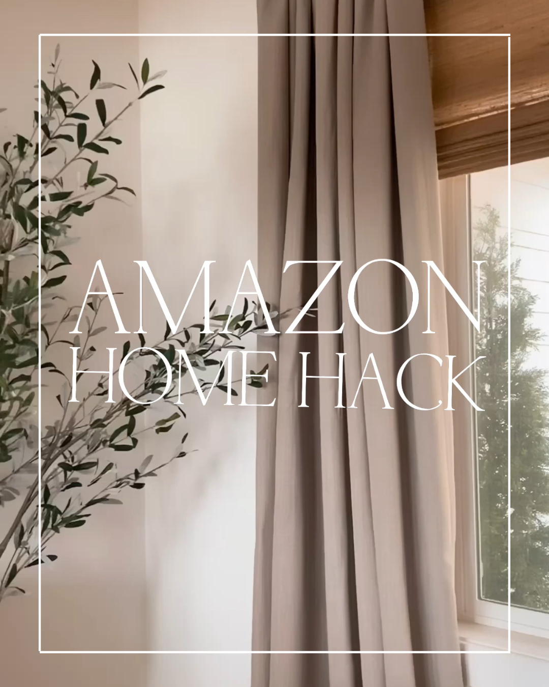 Amazon Home Curtain Hack⁣