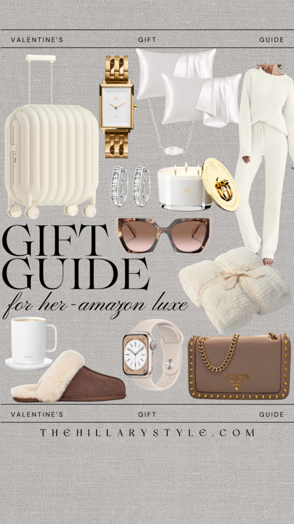 Valentine's gift guide for her on Amazon Luxe.