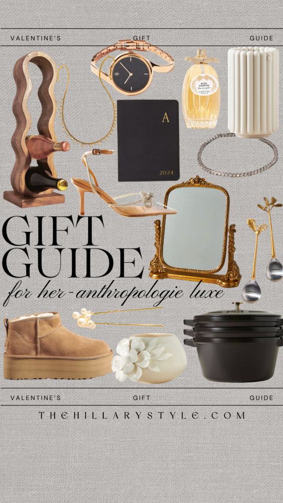 Anthropologie gift guide for her.