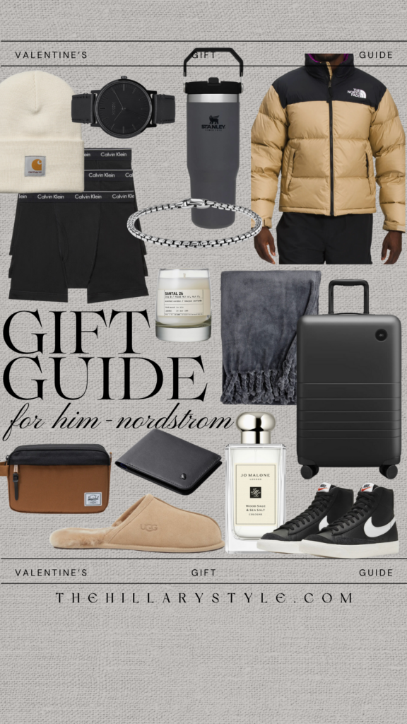 Valentine's Day gift guide for him from Nordstrom.