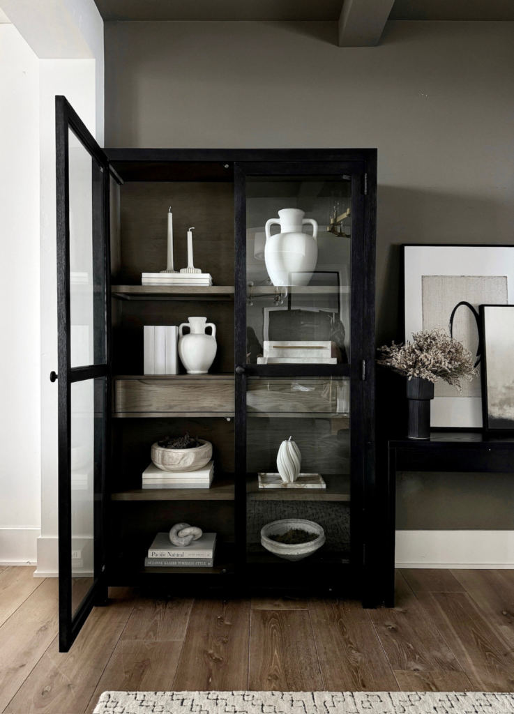 Organic Modern Cabinet Styling