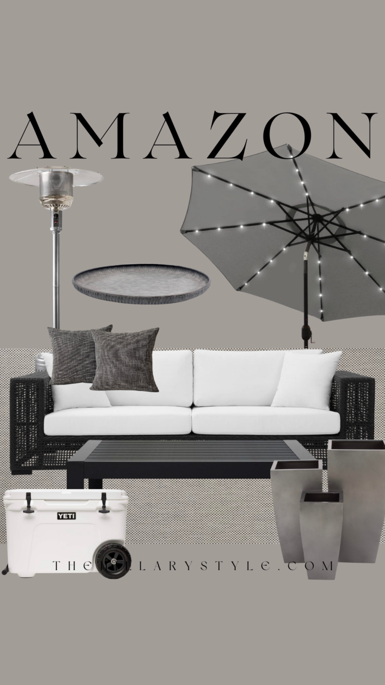 Amazon Modern Outdoor Black and White