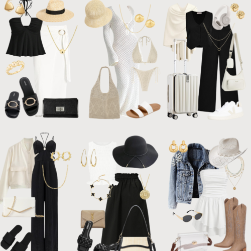 Summer outfit inspiration collage