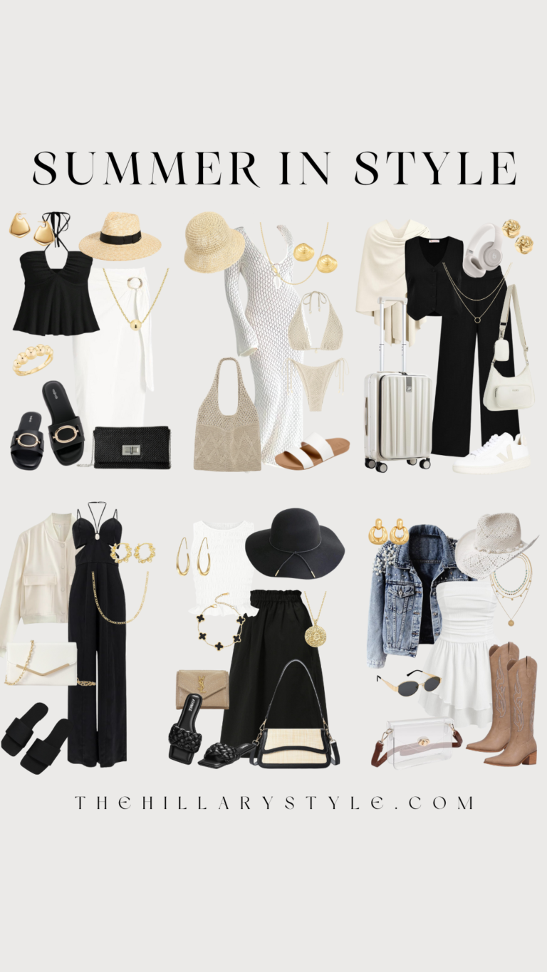 Summer outfit inspiration collage