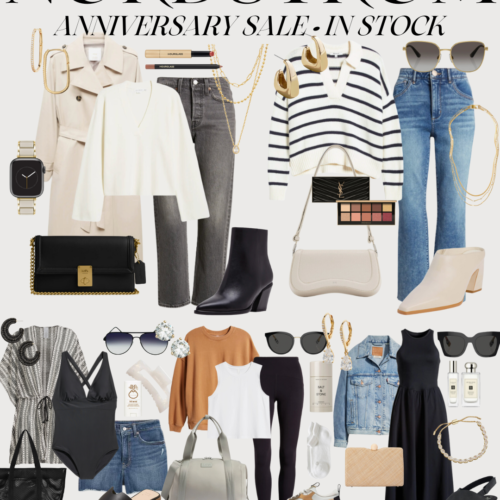 Nordstrom Anniversary Sale fashion collage.