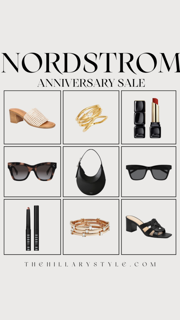 Nordstrom Anniversary Sale fashion and beauty items.