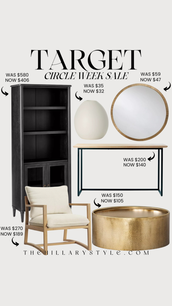 Target Circle Week sale home decor items.