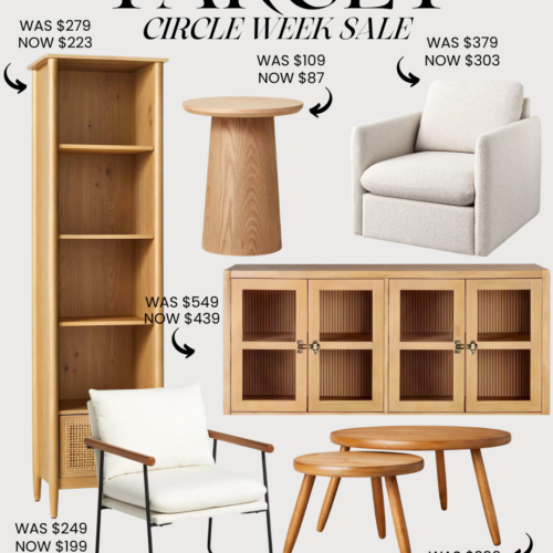 Target Circle Week Sale furniture.