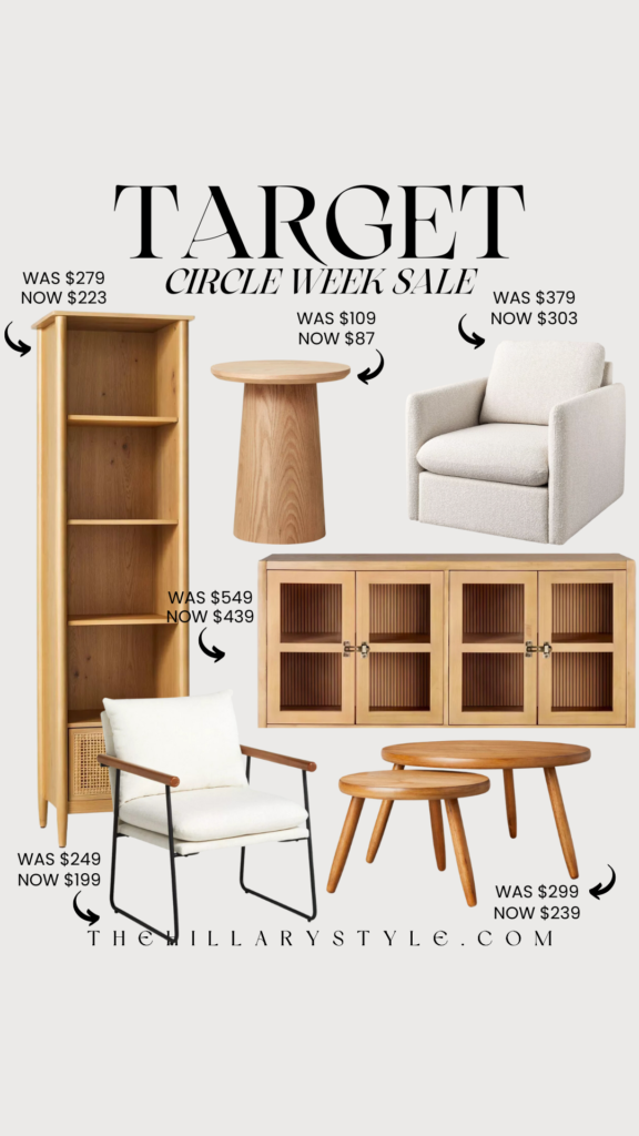 Target Circle Week Sale furniture.